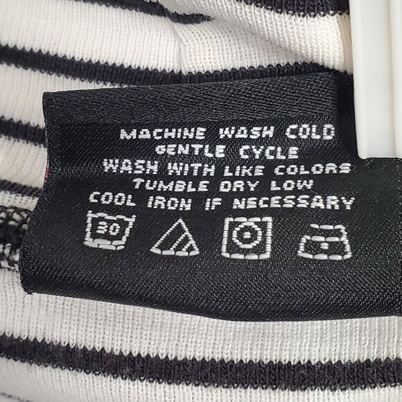 RL Polo Jeans Juniors Sz XL Turtleneck Flag Logo Lightweight Cotton Knit Striped - Picture 6 of 9